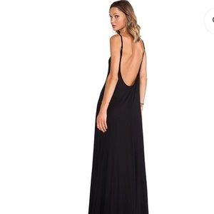 Red Michael Lauren Low Back Maxi